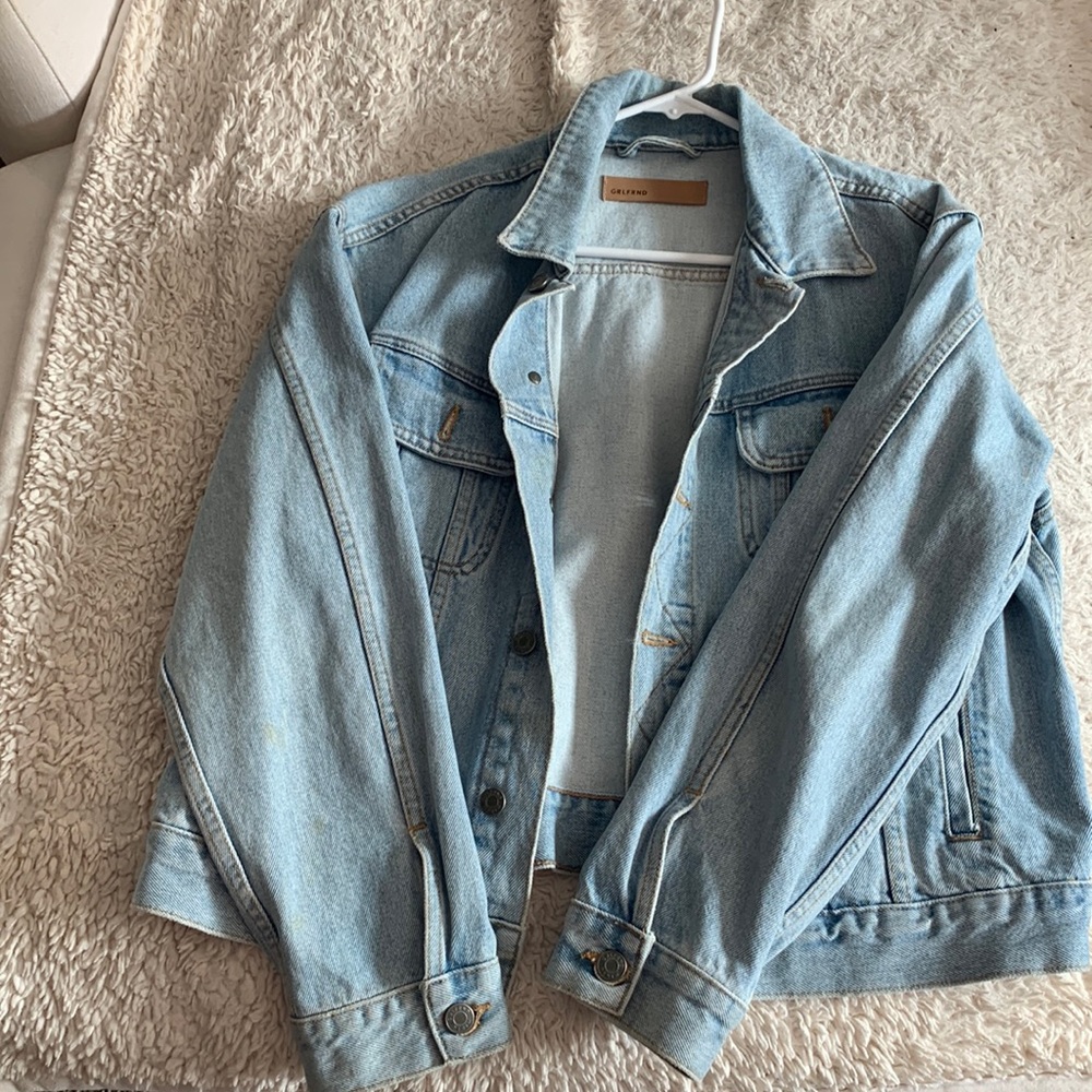 Cute GRLFRND jean jacket size small never worn